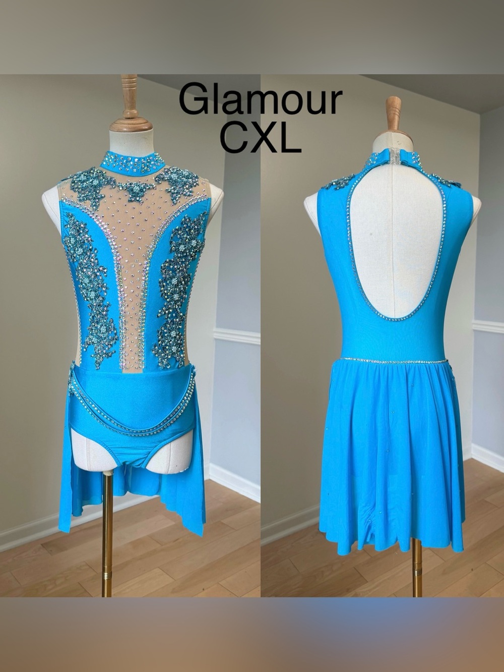 Glamour Bright turquoise lyrical  size CXL